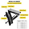 image18 inch Backhoe Excavator Thumb Attachments Weld On Adjustable Boom Tractor Excavator 12Inch Teeth Thick Steel Plate Assembly 12MM BoltOn Design18inch