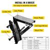 image18 inch Backhoe Excavator Thumb Attachments Weld On Adjustable Boom Tractor Excavator 12Inch Teeth Thick Steel Plate Assembly 12MM BoltOn Design32inch
