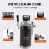 imageBeer Growler Tap System 170Oz 5L Mini Keg 304 Stainless Steel Pressurized Beer Growler Keg Growler with Pressure Display CO2 Regulator Faucet LeakProof Ring For Draft Homebrew Craft Beer64 oz