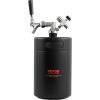 imageBeer Growler Tap System 170Oz 5L Mini Keg 304 Stainless Steel Pressurized Beer Growler Keg Growler with Pressure Display CO2 Regulator Faucet LeakProof Ring For Draft Homebrew Craft Beer170 oz