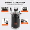 imageBeer Growler Tap System 170Oz 5L Mini Keg 304 Stainless Steel Pressurized Beer Growler Keg Growler with Pressure Display CO2 Regulator Faucet LeakProof Ring For Draft Homebrew Craft Beer128 oz