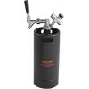 imageBeer Growler Tap System 170Oz 5L Mini Keg 304 Stainless Steel Pressurized Beer Growler Keg Growler with Pressure Display CO2 Regulator Faucet LeakProof Ring For Draft Homebrew Craft Beer128 oz