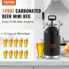 imageBeer Growler Tap System 170Oz 5L Mini Keg 304 Stainless Steel Pressurized Beer Growler Keg Growler with Pressure Display CO2 Regulator Faucet LeakProof Ring For Draft Homebrew Craft Beer128 oz