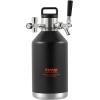 imageBeer Growler Tap System 170Oz 5L Mini Keg 304 Stainless Steel Pressurized Beer Growler Keg Growler with Pressure Display CO2 Regulator Faucet LeakProof Ring For Draft Homebrew Craft Beer128 oz