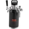 imageBeer Growler Tap System 170Oz 5L Mini Keg 304 Stainless Steel Pressurized Beer Growler Keg Growler with Pressure Display CO2 Regulator Faucet LeakProof Ring For Draft Homebrew Craft Beer64 oz