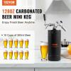 imageBeer Growler Tap System 170Oz 5L Mini Keg 304 Stainless Steel Pressurized Beer Growler Keg Growler with Pressure Display CO2 Regulator Faucet LeakProof Ring For Draft Homebrew Craft Beer128 oz