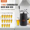 imageBeer Growler Tap System 170Oz 5L Mini Keg 304 Stainless Steel Pressurized Beer Growler Keg Growler with Pressure Display CO2 Regulator Faucet LeakProof Ring For Draft Homebrew Craft Beer170 oz