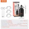 imageBeer Growler Tap System 170Oz 5L Mini Keg 304 Stainless Steel Pressurized Beer Growler Keg Growler with Pressure Display CO2 Regulator Faucet LeakProof Ring For Draft Homebrew Craft Beer128 oz