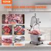 imageCommercial Electric Meat Bandsaw 1500W Stainless Steel Countertop Bone Sawing Machine Workbeach 193quot x 15quot 01679 Inch Cutting Thickness Frozen Meat Cutter with 6 Blades for Rib Pork BeefSliver