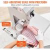 imageCommercial Electric Meat Bandsaw 1500W Stainless Steel Countertop Bone Sawing Machine Workbeach 193quot x 15quot 01679 Inch Cutting Thickness Frozen Meat Cutter with 6 Blades for Rib Pork BeefSliver