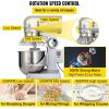 imageHappybuy 30Qt Commercial Food Mixer with Timing Function Commercial Mixer 1250W Stainless Steel Bowl Heavy Duty Electric Food Mixer Commercial with 3 Speeds Adjustable Perfect for Bakery Pizzeria10 Quart