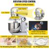 imageHappybuy 30Qt Commercial Food Mixer with Timing Function Commercial Mixer 1250W Stainless Steel Bowl Heavy Duty Electric Food Mixer Commercial with 3 Speeds Adjustable Perfect for Bakery Pizzeria20 Quart