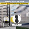 imageHappybuy Automatic Sliding Gate Opener 1400LBS with 2 Remote Controls Gate Operator Hardware Kit for Security Move Speed 43ft Per Min Electric Rolling Driveway Slide Gate Motor3100lbs