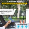 imageHappybuy Automatic Sliding Gate Opener 1400LBS with 2 Remote Controls Gate Operator Hardware Kit for Security Move Speed 43ft Per Min Electric Rolling Driveway Slide Gate Motor1400Lbs