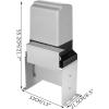 imageHappybuy Automatic Sliding Gate Opener 1400LBS with 2 Remote Controls Gate Operator Hardware Kit for Security Move Speed 43ft Per Min Electric Rolling Driveway Slide Gate Motor3300lbs