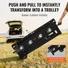 imagePropane Griddle on Cart 36quot Heavy Duty Manual Flat Top Griddle Outdoor Cooking Station with Side Shelves Steel Propane Gas Griddle 4Burners Restaurant Portable Grill  60000 BTU4 Burner Grill with Cart