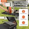 imagePropane Griddle on Cart 36quot Heavy Duty Manual Flat Top Griddle Outdoor Cooking Station with Side Shelves Steel Propane Gas Griddle 4Burners Restaurant Portable Grill  60000 BTU4 Burner Grill with Cart