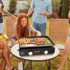 imagePropane Griddle on Cart 36quot Heavy Duty Manual Flat Top Griddle Outdoor Cooking Station with Side Shelves Steel Propane Gas Griddle 4Burners Restaurant Portable Grill  60000 BTU2 Burner Grill