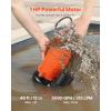 imageVEVOR 1 HP Submersible Trash Pump 5000 GPH 120V Cast Iron Submersible Sump Sewage Pump with 3 in Discharge 40 ft Max Lift Drain Dirty Clean Water for Pools Garden Pond Basement Flooded Areas