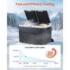 imageVEVOR 10 Quart 12 Volt Portable Mini Freezer Car Compressor Fridge Cooler1004QT