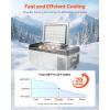 imageVEVOR 10 Quart 12 Volt Portable Mini Freezer Car Compressor Fridge Cooler16QT