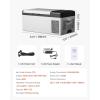 imageVEVOR 10 Quart 12 Volt Portable Mini Freezer Car Compressor Fridge Cooler16QT