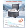 imageVEVOR 10 Quart 12 Volt Portable Mini Freezer Car Compressor Fridge Cooler264QT