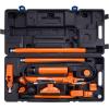 imageVEVOR 10 Ton Porta Power Kit Hydraulic Ram with Pump Car Jack with 46 ft14 m Oil Hose Bent Frame Repair Tool with Storage Case for Automotive Garage Heavy Equipment Mechanic 22046 LBS