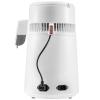 imageVEVOR 11 Gal Water Distiller 03 GalH Distilled Water Maker Machine 750W 099H Timing Set Temp Display 304 Stainless Steel Countertop Distiller Glass Carafe Cleaning Powder 3 Carbon Packs SilverWhite