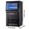 imageVEVOR 110V Countertop Ice Maker 70LB24H 350W Automatic Portable Ice Machine with 11LB Storage 36Pcs per Tray Auto Operation Blue Light Include Water Filter Drain Pipe Scoop