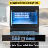 imageVEVOR 110V Countertop Ice Maker 70LB24H 350W Automatic Portable Ice Machine with 11LB Storage 36Pcs per Tray Auto Operation Blue Light Include Water Filter Drain Pipe Scoop