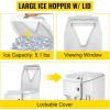 imageVEVOR 110V Electric Shaved Ice Machine 500W Snow Cone Maker Tabletop wAdjustable Ice Texture Ice Shaving Machine 265LBshr for Home and Commerical Use265LLBSH250W