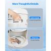 imageVEVOR 110V Electric Shaved Ice Machine 500W Snow Cone Maker Tabletop wAdjustable Ice Texture Ice Shaving Machine 265LBshr for Home and Commerical Use220LBSH250W