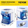 imageVEVOR 110V Electric Shaved Ice Machine 500W Snow Cone Maker Tabletop wAdjustable Ice Texture Ice Shaving Machine 265LBshr for Home and Commerical Use265LBSH500W