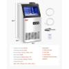 imageVEVOR 110lbs24H Commercial Ice Maker Machine with 2 Water Inlets 36 Ice Cubes in 15 Minutes with 28lbs Large Storage Capacity for Bar Office Restaurant with LED Digital Display ampamp SelfCleaningWhite