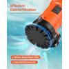 imageVEVOR 12 HP Submersible Trash Pump 2000 GPH 120V Cast Iron Submersible Sump Sewage Pump with 2 in Discharge 39 ft Max Lift Drain Dirty Clean Water for Pools Garden Pond Basement Flooded Area