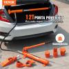 imageVEVOR 12 Ton Porta Power Kit Hydraulic Ram with Pump with 46 ft14 m Oil Hose Portable Hydraulic Jack with Storage Case for Automotive Garage Farm Mechanic 26455 LBS12 Ton