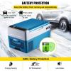 imageVEVOR 12 Volt Car Refrigerator Fridge 15 L Single Zone Portable Freezer 468 Adjustable Range 1224V DC and 100240V AC Compressor Cooler for Outdoor Camping RV Grey23QT