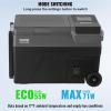 imageVEVOR 12 Volt Car Refrigerator with Ice Maker 35Liter37qt Electric Cooler Car Freezer 468 Adjustable Temperature Car Refrigerator with Casters for Camping Travel Outdoor Home37QT
