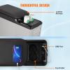 imageVEVOR 12 Volt Car Refrigerator with Ice Maker 35Liter37qt Electric Cooler Car Freezer 468 Adjustable Temperature Car Refrigerator with Casters for Camping Travel Outdoor Home16QT15L