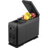 imageVEVOR 12 Volt Car Refrigerator with Ice Maker 35Liter37qt Electric Cooler Car Freezer 468 Adjustable Temperature Car Refrigerator with Casters for Camping Travel Outdoor Home9QT8L