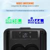 imageVEVOR 12 Volt Car Refrigerator with Ice Maker 35Liter37qt Electric Cooler Car Freezer 468 Adjustable Temperature Car Refrigerator with Casters for Camping Travel Outdoor Home16QT15L