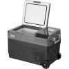 imageVEVOR 12 Volt Car Refrigerator with Ice Maker 35Liter37qt Electric Cooler Car Freezer 468 Adjustable Temperature Car Refrigerator with Casters for Camping Travel Outdoor Home37QT