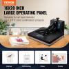imageVEVOR 16x20 Heat Press 1700W High Pressure Clamshell Heat Press Machine for T Shirts Large Professional Digital Control Heat Transfer Machine for Sublimation Vinyl Heat Transfer Projects