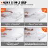 imageVEVOR 185quotWx21quotDx35quotH Pull Out Cabinet Organizer Heavy Duty Slide Out Pantry Shelves ChromePlated Steel Roll Out Drawer Drawer Storage for Home Under Sink 20quotWx22quotDx7quotH Install Size for Cabinet215 Wx21D