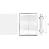 imageVEVOR 185quotWx21quotDx35quotH Pull Out Cabinet Organizer Heavy Duty Slide Out Pantry Shelves ChromePlated Steel Roll Out Drawer Drawer Storage for Home Under Sink 20quotWx22quotDx7quotH Install Size for Cabinet155 Wx21 D