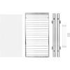 imageVEVOR 185quotWx21quotDx35quotH Pull Out Cabinet Organizer Heavy Duty Slide Out Pantry Shelves ChromePlated Steel Roll Out Drawer Drawer Storage for Home Under Sink 20quotWx22quotDx7quotH Install Size for Cabinet126Wx21D