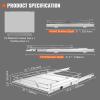 imageVEVOR 185quotWx21quotDx35quotH Pull Out Cabinet Organizer Heavy Duty Slide Out Pantry Shelves ChromePlated Steel Roll Out Drawer Drawer Storage for Home Under Sink 20quotWx22quotDx7quotH Install Size for Cabinet215 Wx21D