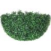 imageVEVOR 2 Pcs 20 Artificial Plant Topiary Ball Faux Boxwood Balls with 2 LED Light String AllYear Green Faux Plant Decorative Balls for Backyard BalconyGarden Wedding and Home Dcor1ft 8in