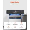 imageVEVOR 200lbs24H Commercial Ice Maker Machine with Drain Pump 66lbs Storage Capacity Ice Maker 108 Ice Cubes in 15 Minutes LED Digital Display Freestanding SelfCleaning for Bar Office RestaurantSilver
